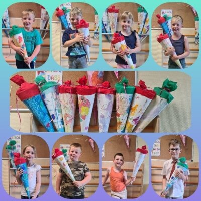 Foto zur Meldung: Zuckertütenfest der Bienengruppe